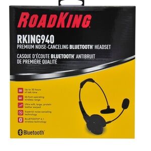 RoadKing RKING940 Noise-Canceling Bluetooth Headset